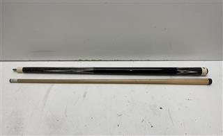 PLAYERS POOL CUE STICK POOL CUE BLACK/WHITE